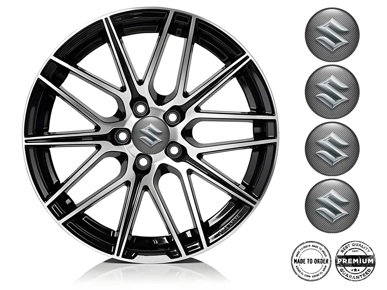 Suzuki Pegatina Silicona Edición Emblemas de Aro Custom